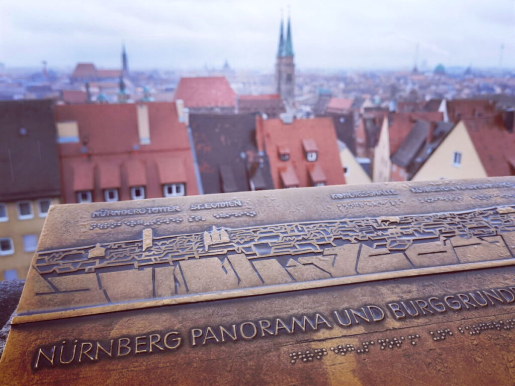 Kaiserburg Nürnberg Aussichtspunkt - öffentlich ohne Eintritt zugänglich