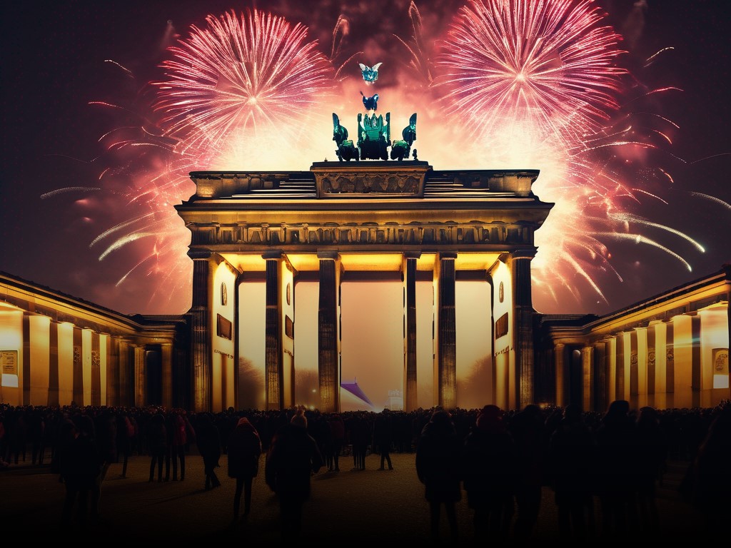 Am Brandenburger Tor Silvester feiern - samt 2 Kilometer langer Partymeile